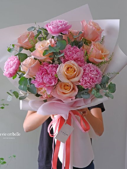 Orange and Pink
