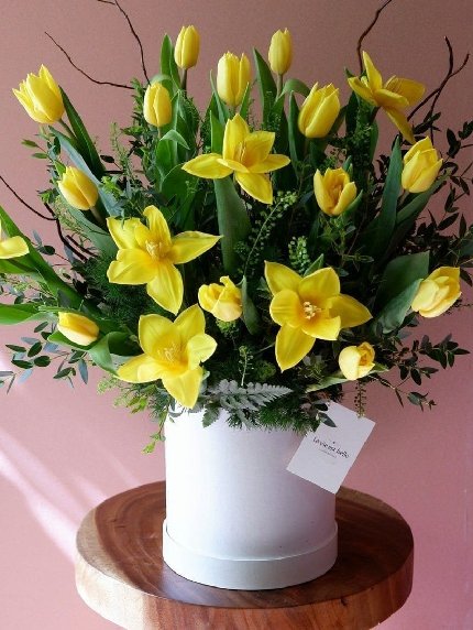 Yellow Tulip Box