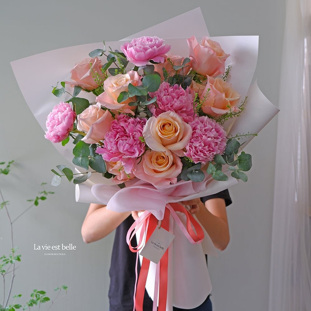 Orange and Pink
